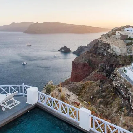 Marvellous Santorini | Ladros | 1 Bedroom | Min. Children Age: 12 Years | Private Furnished Balcony Overlooking The Sea | Spacious Shared Sun Terrace And Swimming Pool With Breathtaking Caldera View | Apartment