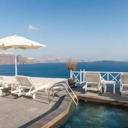 Marvellous Santorini | Ladros | 1 Bedroom | Min. Children Age: 12 Years | Private Furnished Balcony Overlooking The Sea | Spacious Shared Sun Terrace And Swimming Pool With Breathtaking Caldera View | Apartment *